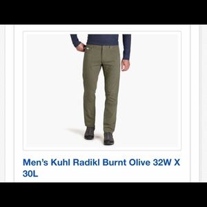 Men’s Kuhl classic “Radikl” pant